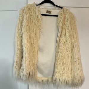 Show Me Your MuMu Cream Teddy Jacket